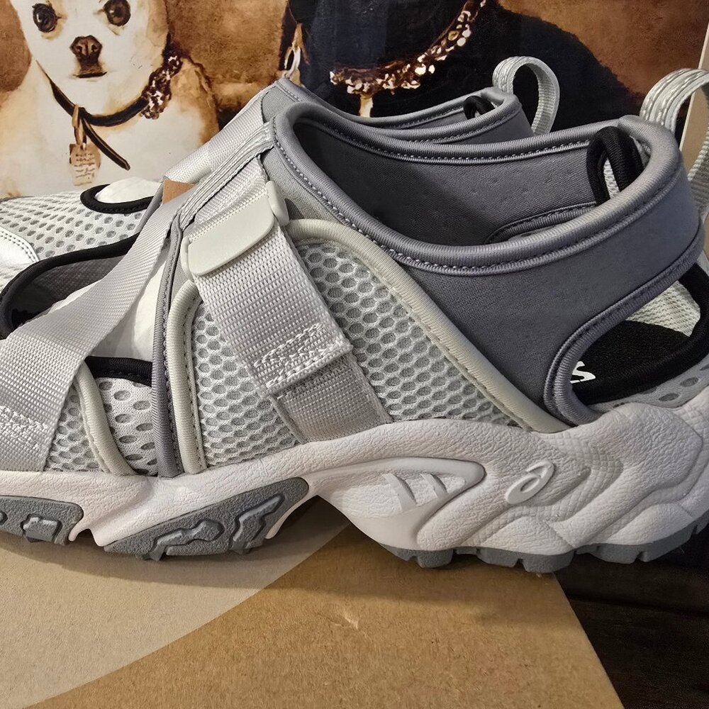 Asics Gel-Filimy Glacier Grey Gravel 1203A165-020 Sneakers Sandals Mens Sz 10